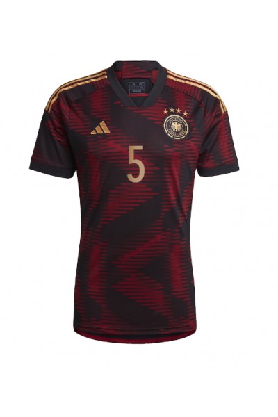Fotbalové Dres Německo Thilo Kehrer #5 Venkovní Oblečení MS 2022 Krátký Rukáv